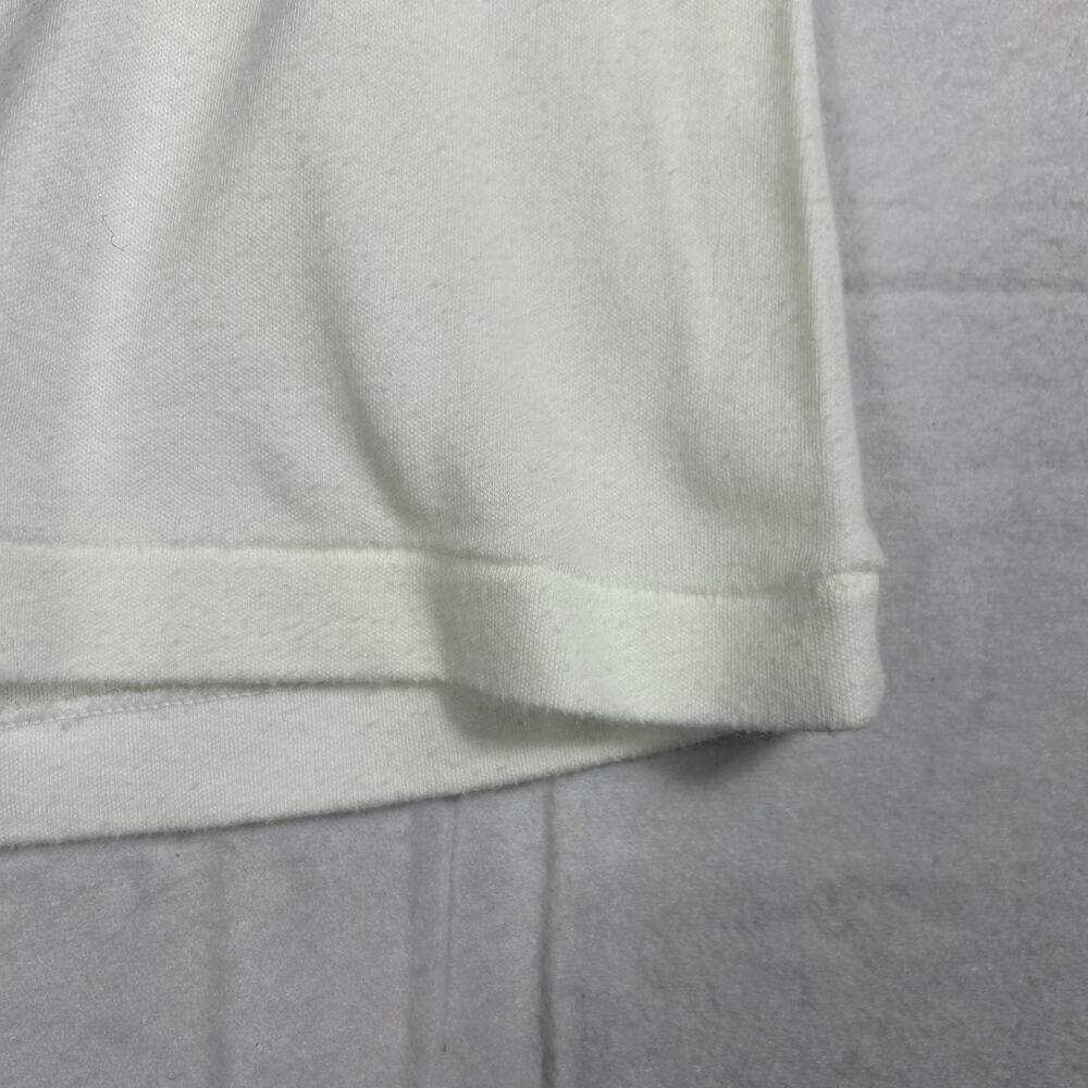 Vintage 90s Spider Bay Marina Little Current Polo Shirt, White Single Stitch, XL - Picture 11 of 13